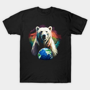 Polar Bear Earth Day T-Shirt